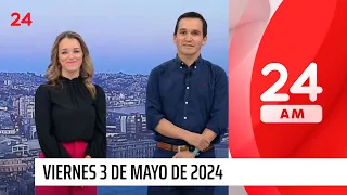 El tiempo con Iván Torres: viernes 3 de mayo de 2024 | 24 Horas TVN Chile