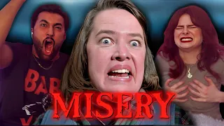 MISERY (1990) *Annie is terrifying * MOVIE REACTION | FIRST TIME WATCHING!!