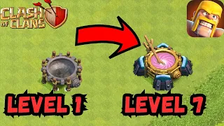 🔮 Upgraded SPELL FACTORY from Level 1 to Level 7! ✨ Unleashing Magical Mayhem in Clash of Clans!