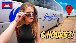 6 HOURS Across CAMBODIA On A BUS... 🇰🇭 [Siem Reap to Phnom Penh]