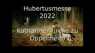 Jagdhorn Hubertusmesse 2022 Oppenheim Katharinenkirche