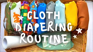 REALISTIC CLOTH DIAPERING | CLOTH DIAPERS 101 | BEGINNER CLOTH DIAPERING