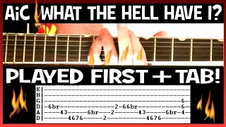 Alice In Chains What The Hell Have I Guitar Chords Lesson & Tab Tutorial AIC