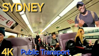 SYDNEY AUSTRALIA | Public Transport tour - 4K HDR  🚉 ⛴️