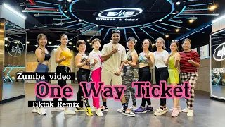 One Way Ticket | Tanja Thomas | Tiktok Remix | 80s Disco Song | Zumba By Zin Gourav