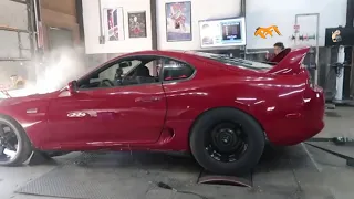 2jz Makes So much Power It Tears The Strap on the Dyno! 🔥🤷🏻‍♂️