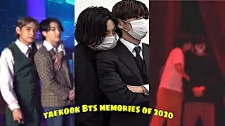 Taekook new moments from Bts memories of 2020