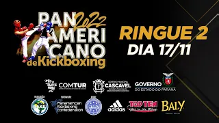 Ringue 02 - Pan-Americano de Kickboxing 2022 - Cascavel/PR