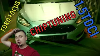 Chiptuning Ford Focus 1.5 TDCI 120KM stage1 // modyfikacja od kuchni