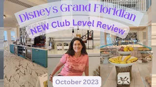 NEWLY Refurbished Club Level Tour and Review at Disney's Grand Floridian Resort/October 2023