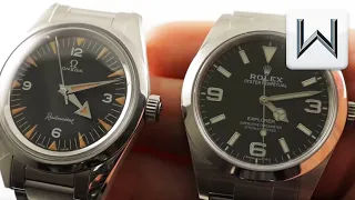 Rolex Explorer vs. Omega Seamaster Railmaster 1957 Trilogy Limited Edition