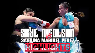 Skye Nicolson vs Sabrina Maribel Perez | HIGHLIGHTS #SkyeNicolson