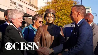Rosa Parks honored with statue in Montgomery, Alabama