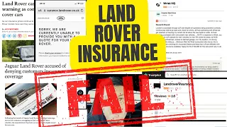 Insurance Broker Tells all about Land Rover Insurance and the out of control cycle