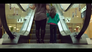 Be safe, not sorry. Mind your children when on escalators.