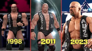 Evolution of Stone Cold Steve Austin Entrance 1998-2023 - WWE Games