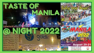 Taste of Manila 2022 at night | Toronto, Canada