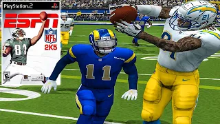 I Played NFL 2k5 with a 2021 Mod and Got the Classic Chargers Experience