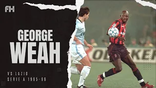 George Weah ● Goal and Skills ● Lazio 0-1 AC Milan ● Serie A 1995-96