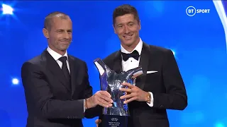 "A dream come true!" Lewandowski on winning the 19/20 UEFA Men's Player of the Year award