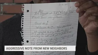 Grand Rapids woman receives unwelcoming letter at new home on southwest side