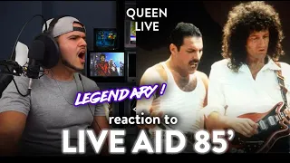 Queen Reaction FULL Live Aid 85' LIVE (LEGENDARY!!!) | Dereck Reacts