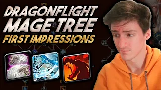 DRAGONFLIGHT MAGE TALENT TREES (MY FIRST IMPRESSION)