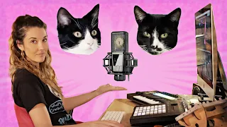 Making A Beat ONLY from my cats!