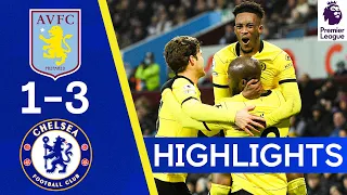 Aston Villa 1-3 Chelsea | Romelu Returns To Seal All Three Points | Premier League Highlights