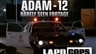ADAM-12 RARELY SEEN FOOTAGE