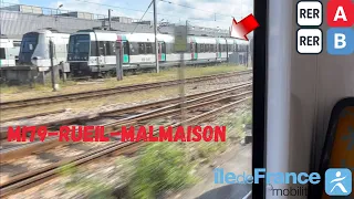 Un MI79 au dépôt de Rueil-Malmaison RER A