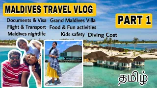 🔥🔥Maldives vlog tamil| Maldives resort Sun Siyam Olhuveli 🏝🏝Maldives beach villa tour #honeymoon