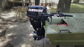 2010 25 hp Evinrude Etec Outboard