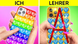 ZURÜCK ZUR SCHULE DIY IDEEN UND TRICKS || Reiche Vs Arme Schul Situationen by 123 GO Like!