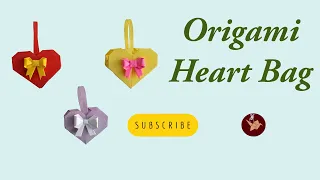 How to Fold an Easy Origami Heart Bag