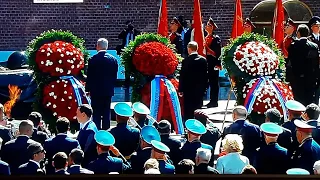 Гимн Израиля у Мемориала Неизвестному солдату - 9 мая 2018 г.