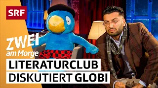 Globi ein Drogenjunkie? Literaturclub diskutiert Federer-Buch | SRF Zwei am Morge