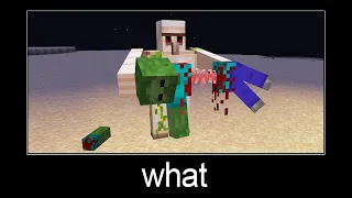 Minecraft wait what meme part 261 (Scary Zombie)