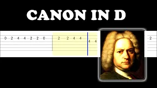Pachelbel - Canon In D Major (Easy Guitar Tabs Tutorial)