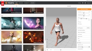6.1 Lumberyard - Создание персонажей в Mixamo