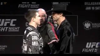 UFC Brooklyn: 'Cowboy' Cerrone, Alexander Hernandez Exchange Words During Tense Face Off