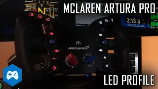 Ascher Racing McLaren Artura Pro Steering Wheel - Simhub LED Profile + Download