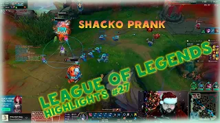 League of Legends Highlights #27 FUNNY & WTF moments! BEST moments twitch! Most viewed clips Twitch!