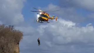 Helicopters Accidentally Crashes Into Power Lines