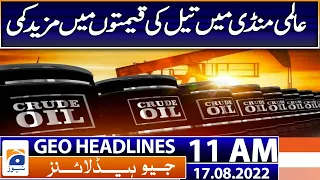 Geo News Headlines Today 11 AM | Islamabad court rehears plea for Shahbaz Gill | 17th August 2022