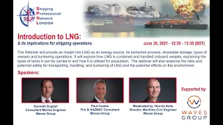 SPNL - Waves Group - Introduction to LNG & its implications in shipping operations