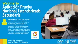 Aplicación Prueba Nacional Estandarizada diagnostica - Secundaria