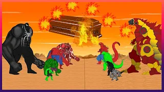 Evolution of VENOM HULK vs Evolution of GODZILLA EARTH Size Comparison - Coffin Dance Meme Cover