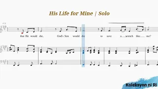 His Life for Mine | Solo | Piano