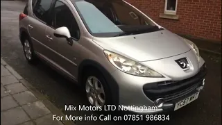 MIX MOTORS LTD NOTTINGHAM (Vehicle overview. Peugeot 207 SW Outdoor! YC57WHT)